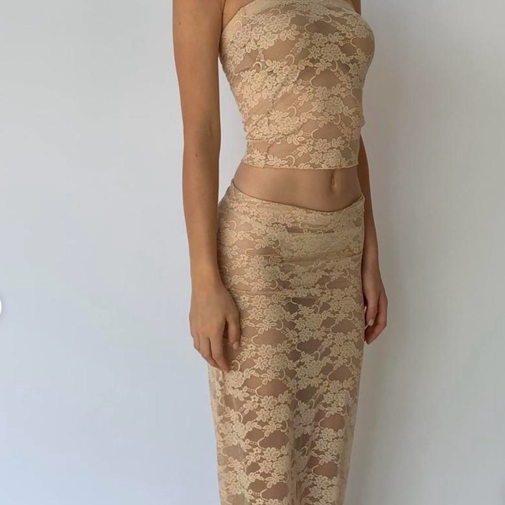 Lace matching set